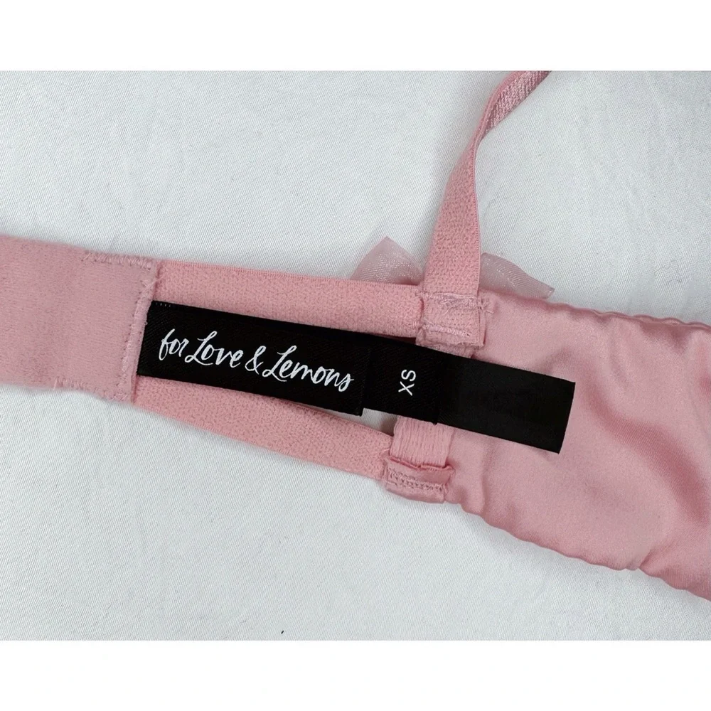 For Love & Lemons and Victoria’s Secret Blushing Rose Underwire Bra size XS - Picture 4 of 8